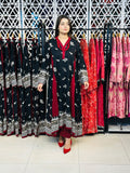2 Pcs Black & Maroon A-line Frock
