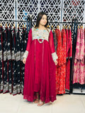 2 Pcs Semi Festive Chiffon Frock